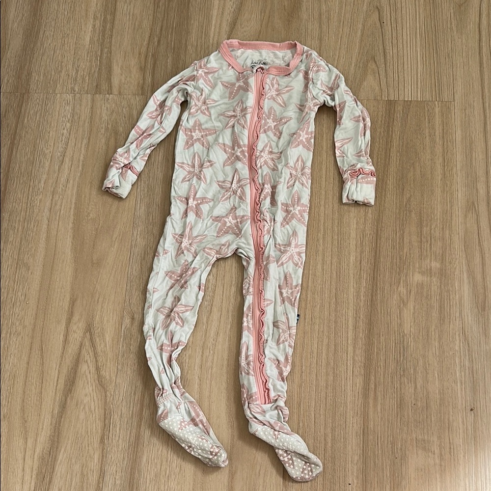 Pink Starfish Kids One Piece